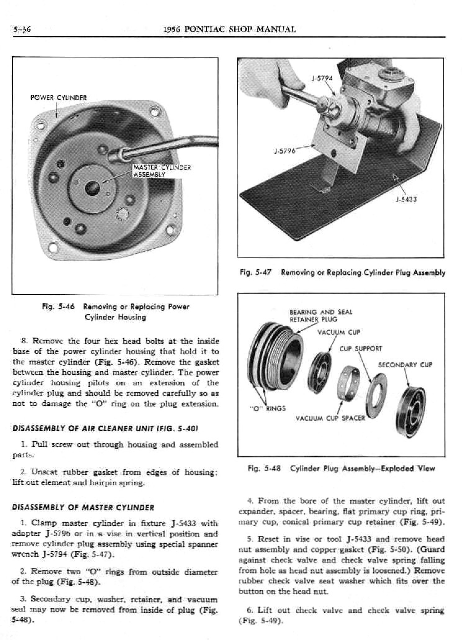 1956 Pontiac Shop Manual Brakes Page 37 of 49